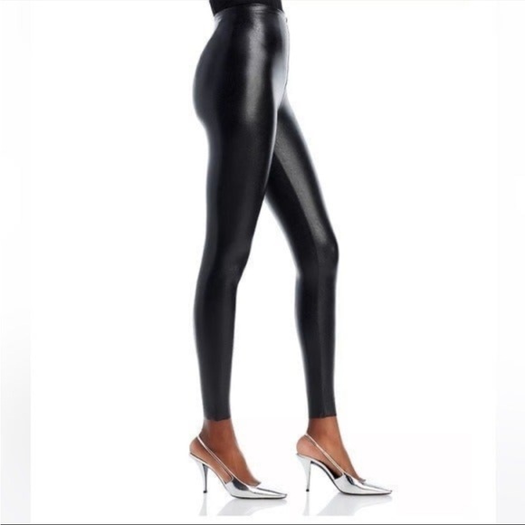 🌻NEW w.tags COMMANDO Black Perfect Control Faux Leather Leggings Size Large - Picture 6 of 16